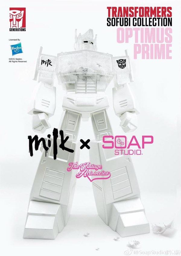 First Look VA001 Milk Optimus Prime Clear Figure   Sofubi Tranformers Collection From Milk + Soap Studio  (2 of 9)